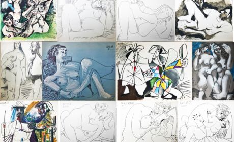 Lot 154 After Pablo Picasso ’The Kiss at Avignon’