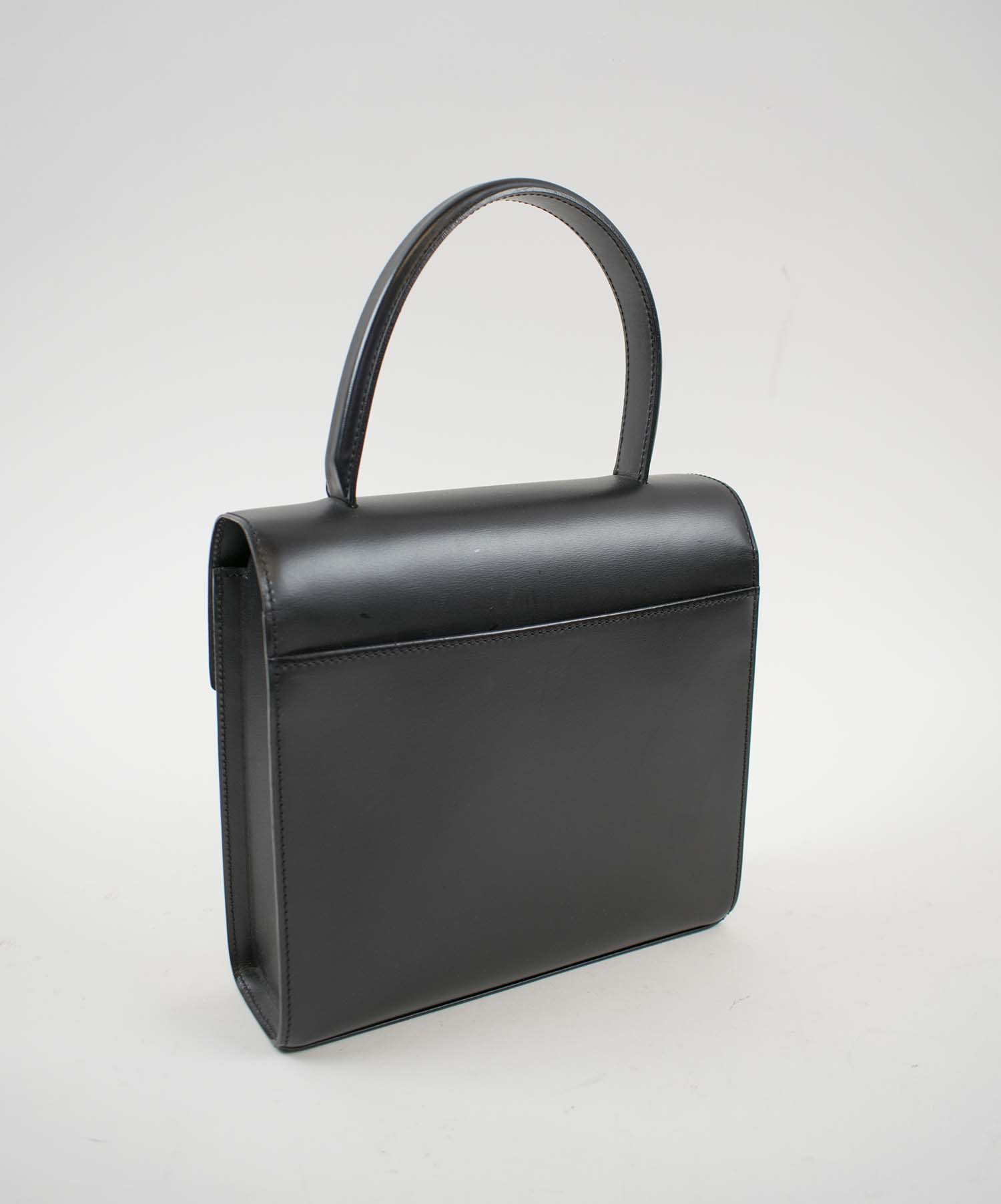 Lot - Vintage Givenchy Handbag Black Leather