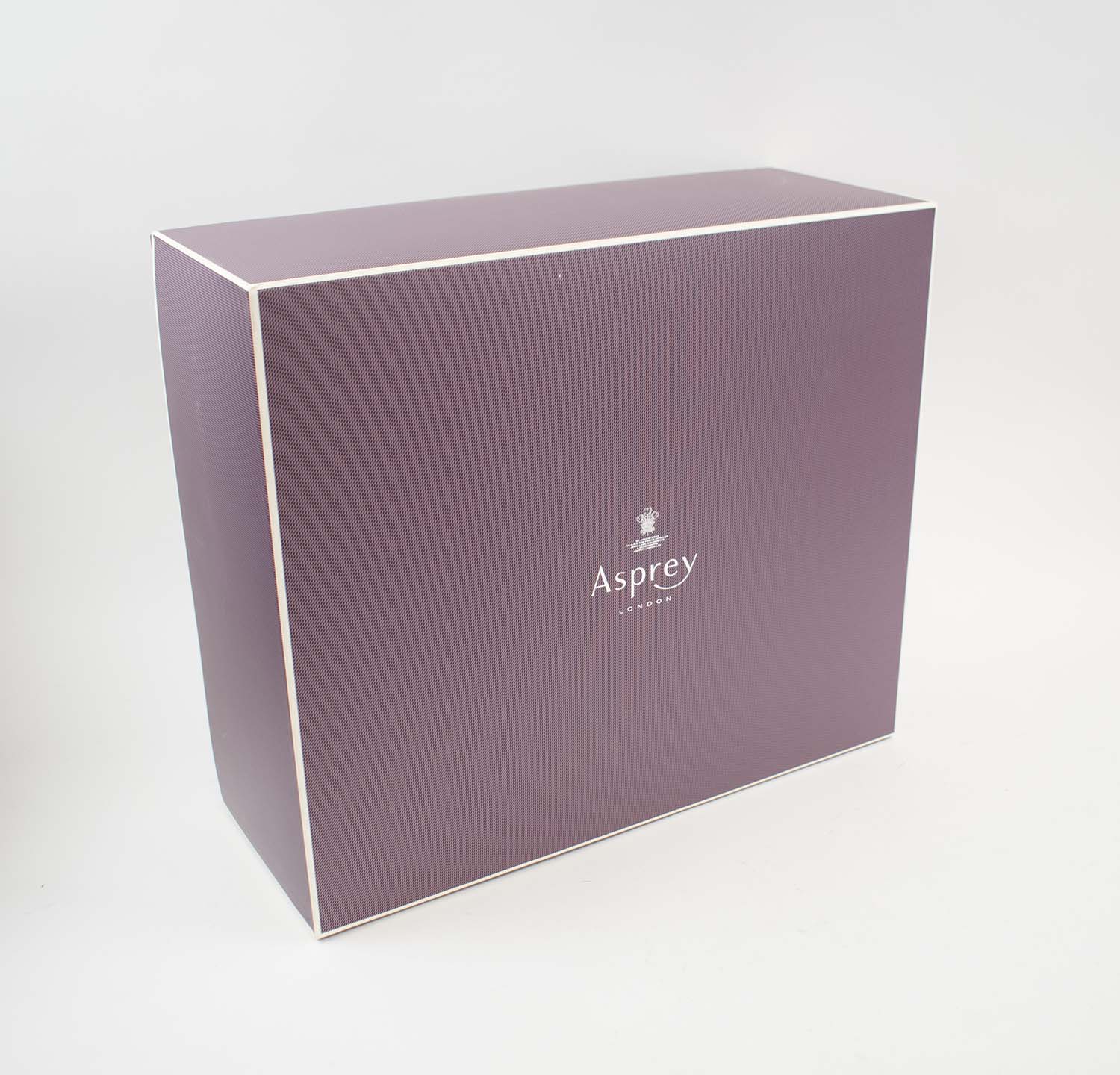 Asprey NEW Asprey Purple Gift Shopping Bag Medium Approx 27 x 27 x 11cm 