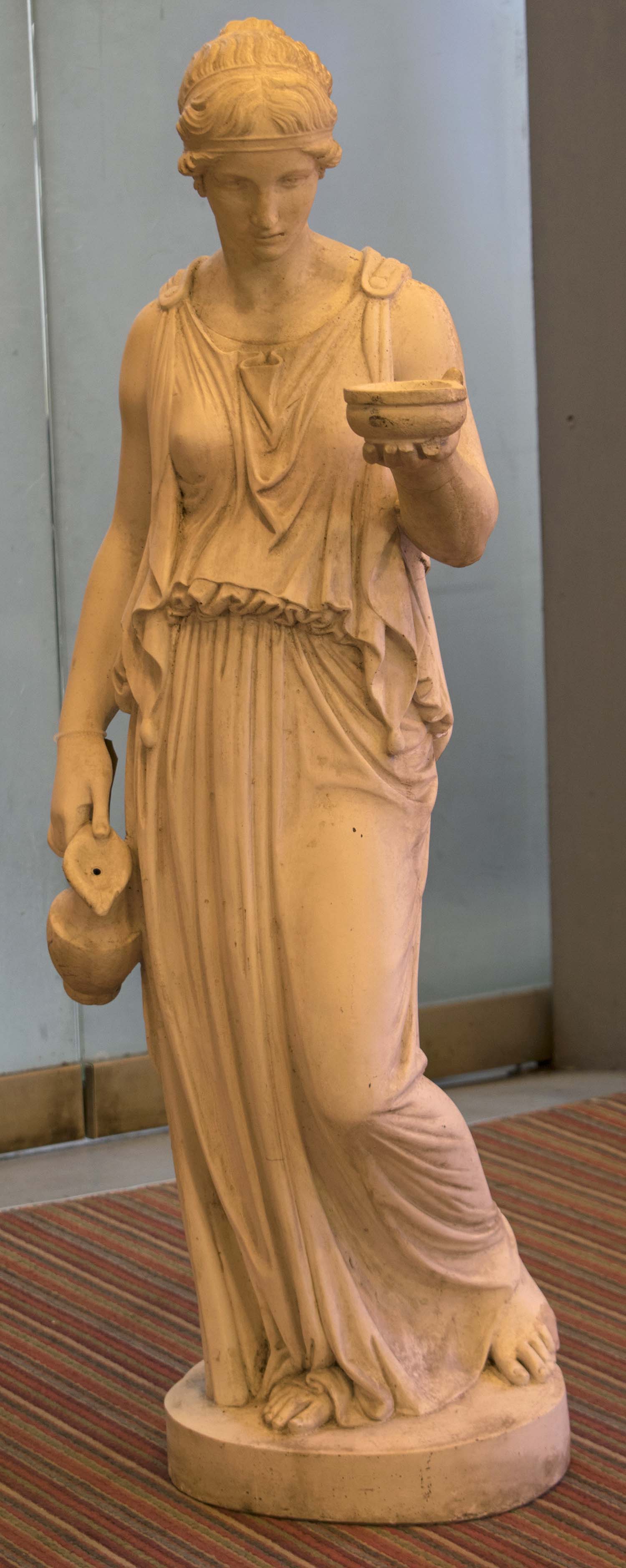 STATUE OF HEBE, Goddess of Youth, after RV Pavinia, early 20th century