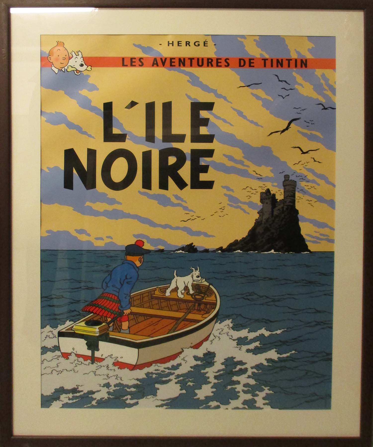 Tin to The Congo Tintin Poster Gross 70 X 50 CM & Struppi IN 