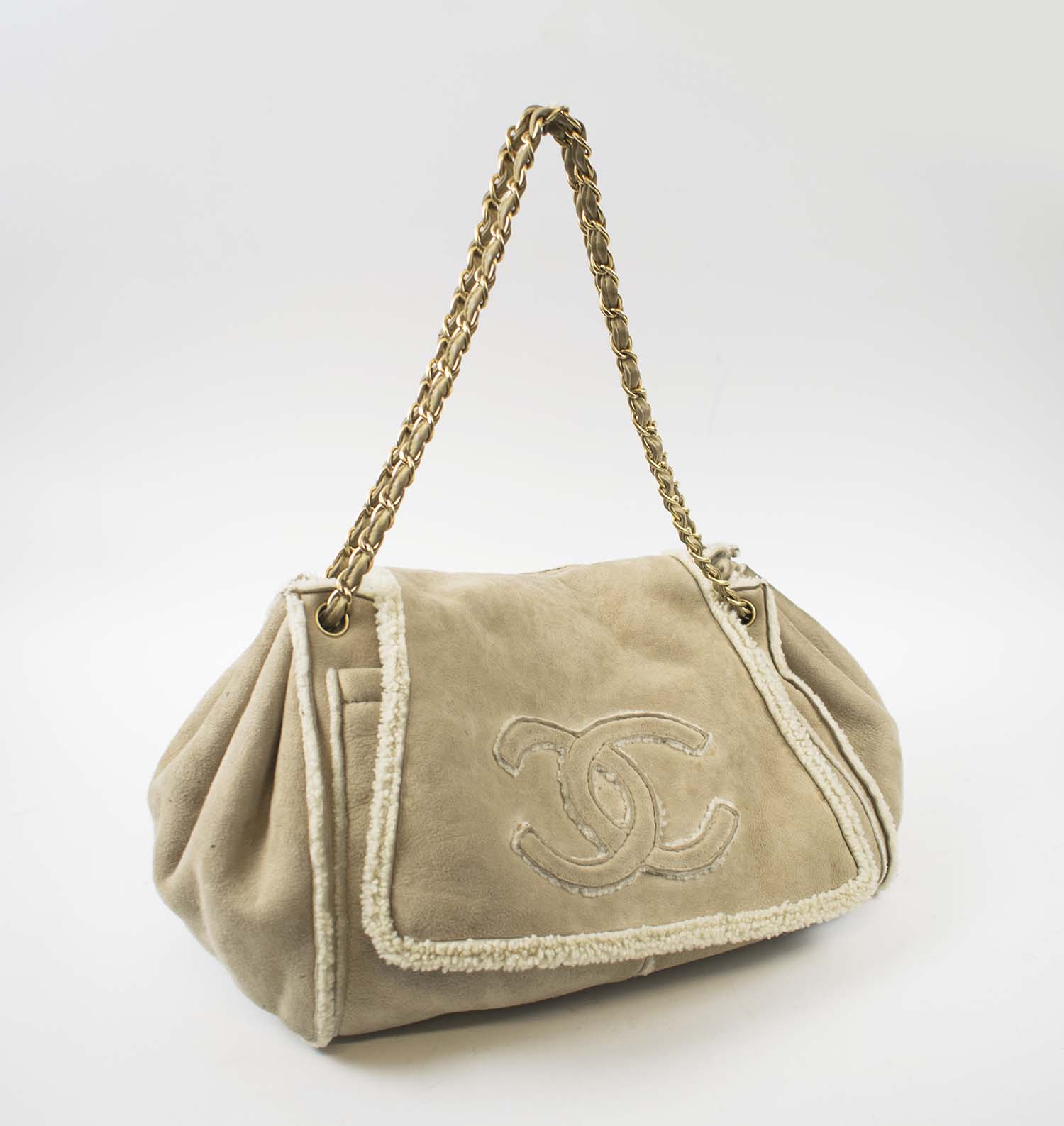 CHANEL Shoulder Bag Nylon Silver CC Auth bs6671 Silvery ref.982504 - Joli  Closet