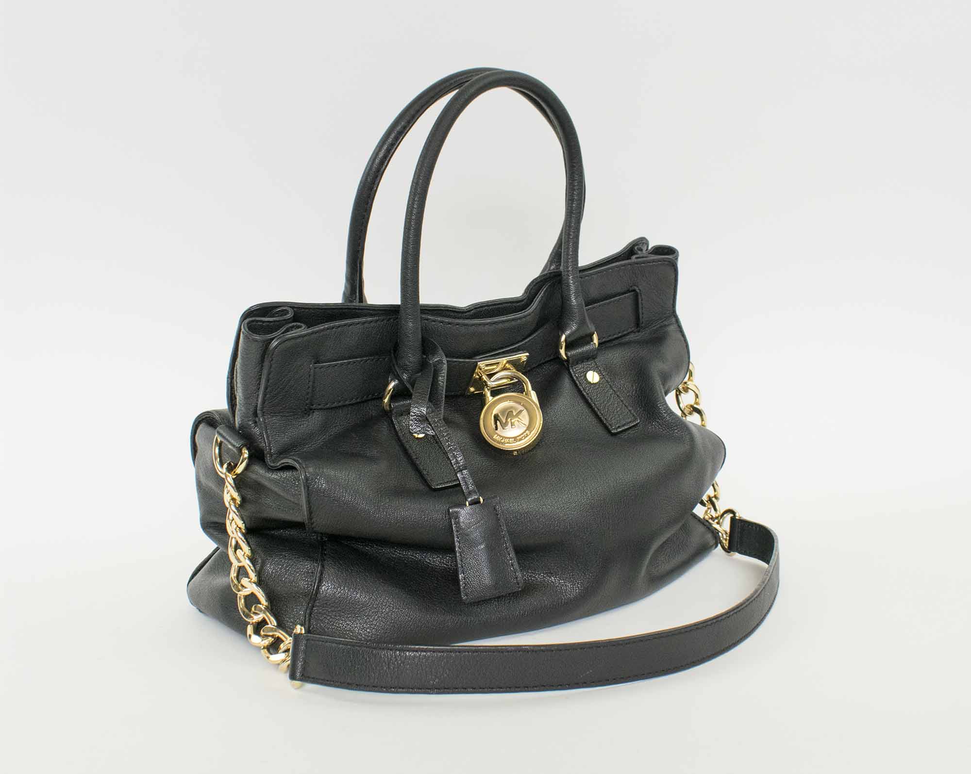 Black Quilted Lambskin CC Top Handle Bag Gold Hardware, 1996-1997