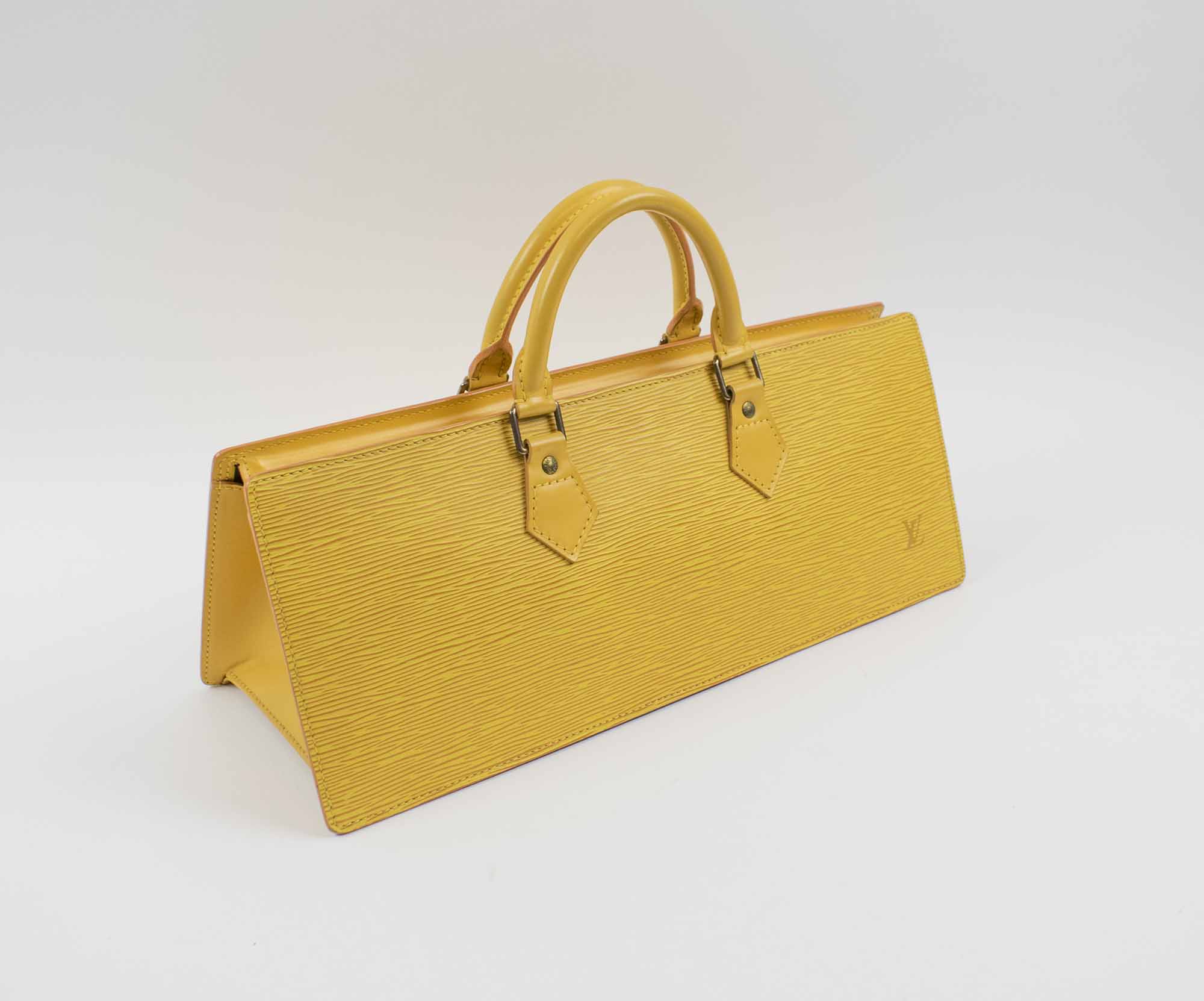 Louis Vuitton M95118 Yellow Monogram Perforated Suede Onatah GM Hobo Bag   The Attic Place
