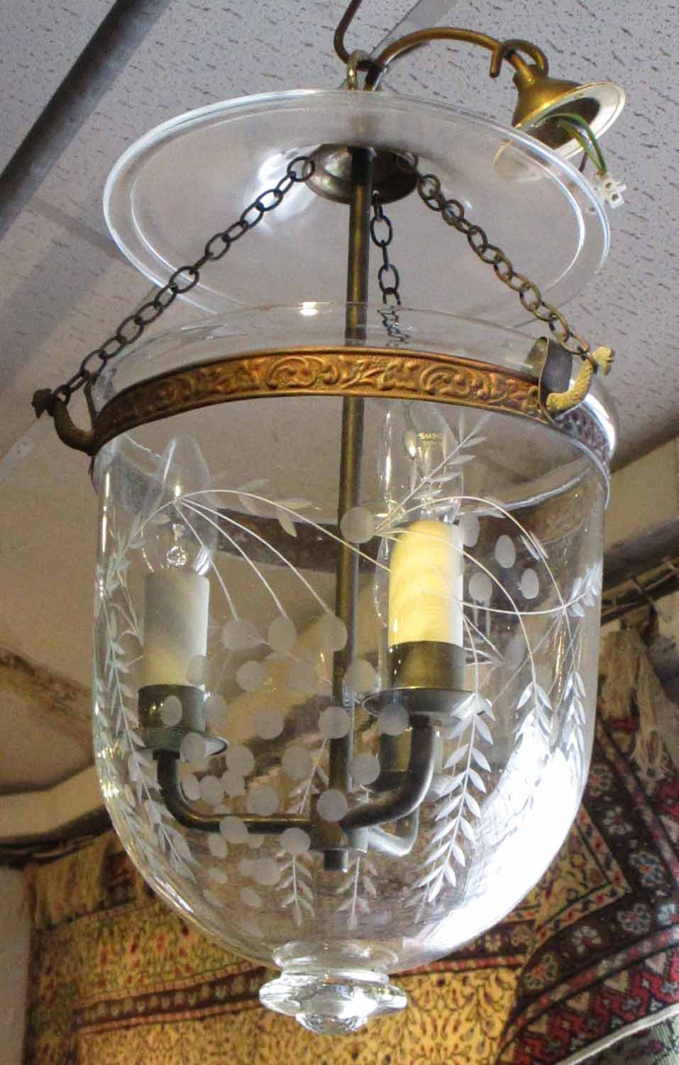 Vaughan Glass Bell Jar Pendant Lights