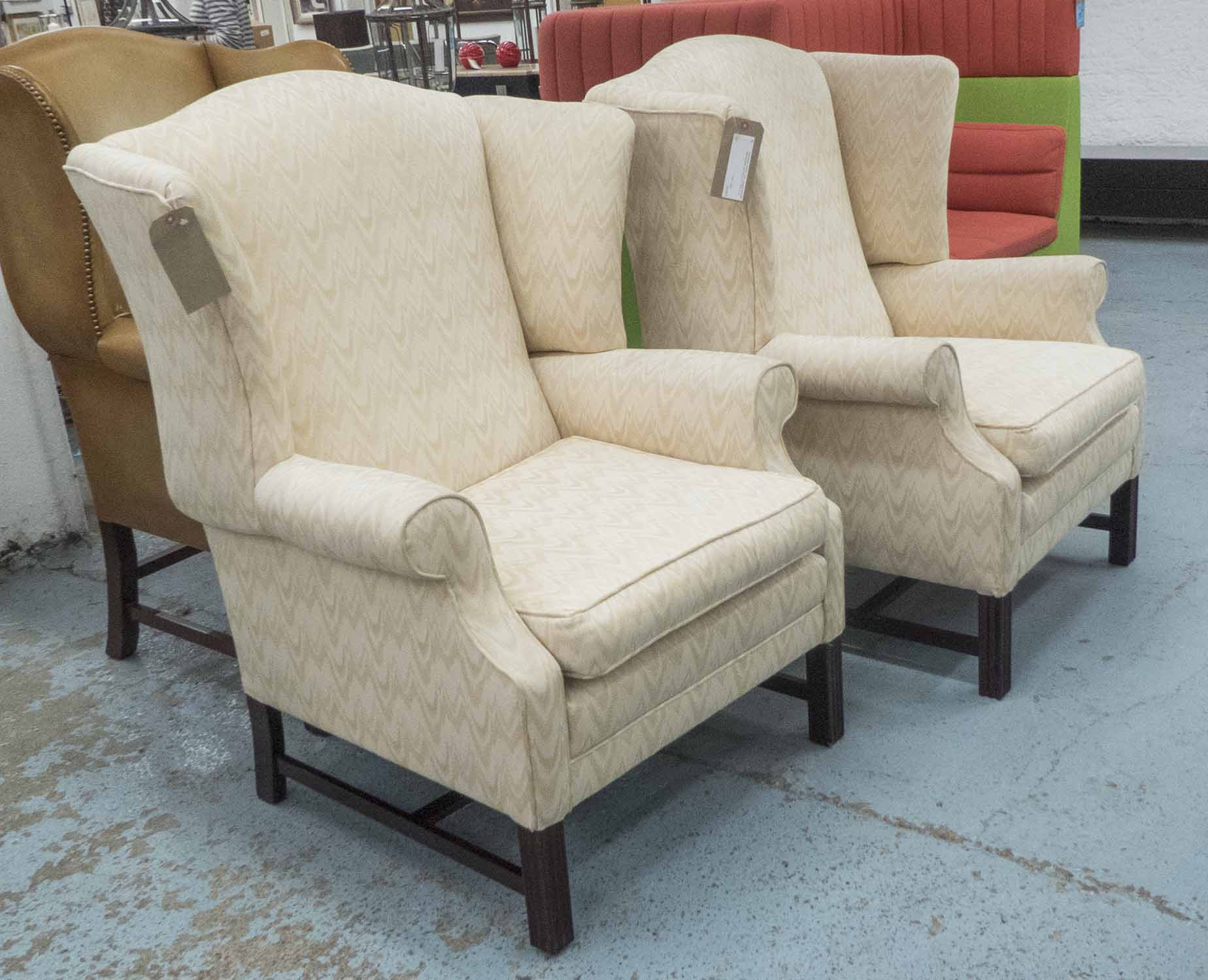 living room wing back chair
