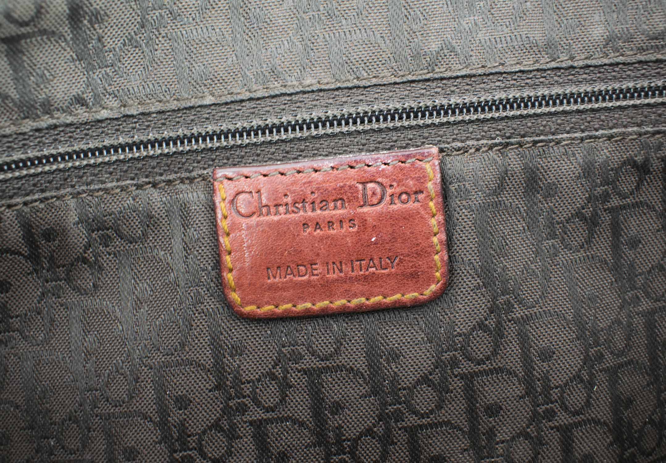 Dior Christian Vintage Gaucho Saddle Shoulder Bag - Black