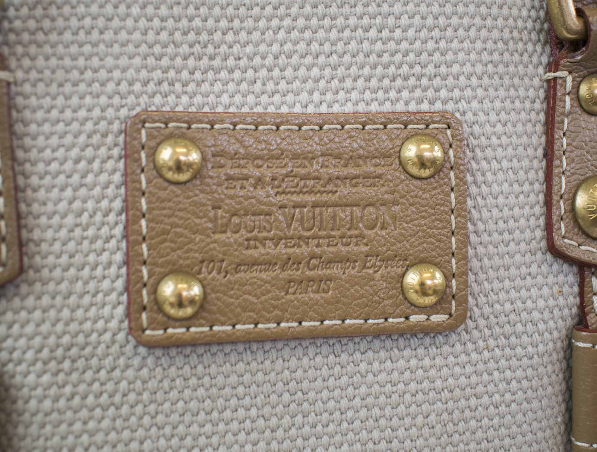 LOUIS VUITTON Monogram Leopard Pleated Steamer Bag 35212