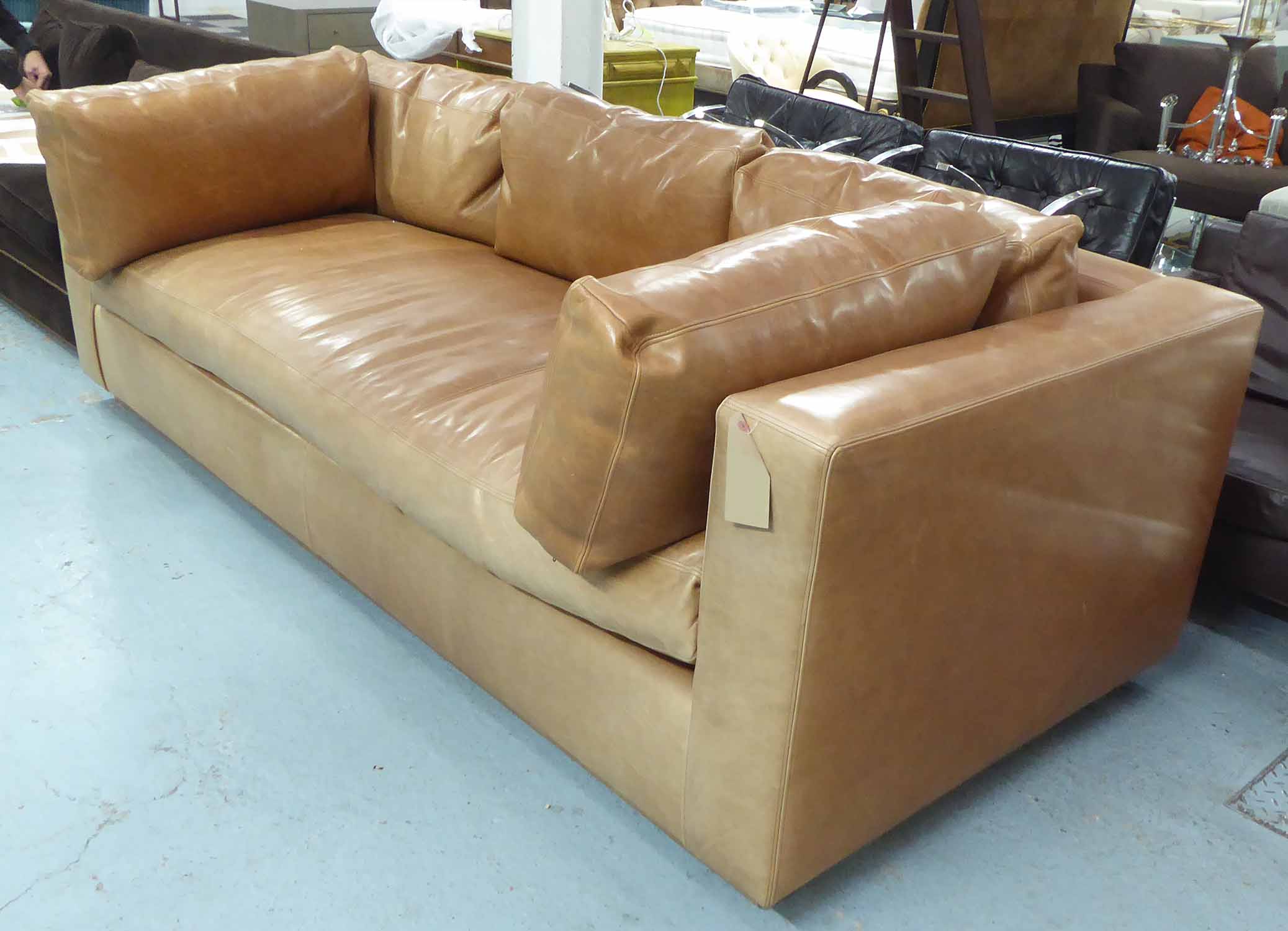 polo ralph lauren leather sofa